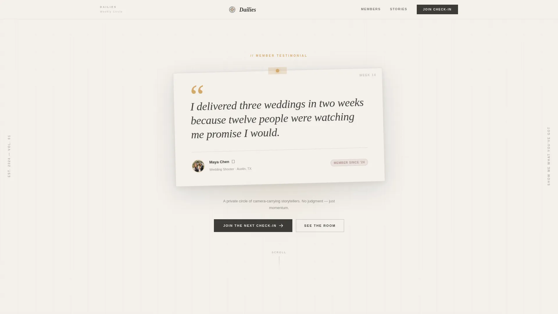 Videographers & Filmmakers Community Specialist Reviews Website Template