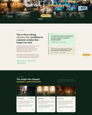 Videographers & Filmmakers Community Advanced Reviews Website Template