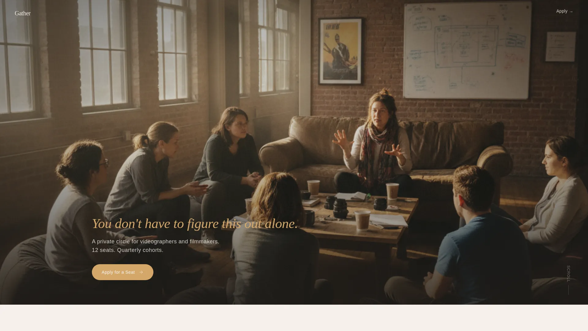 Videographers & Filmmakers Community Blog Website Template