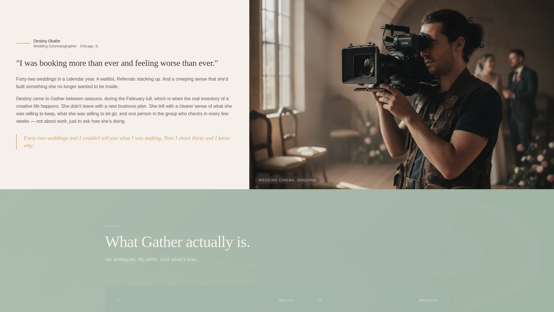 Videographers & Filmmakers Community Blog Website Template