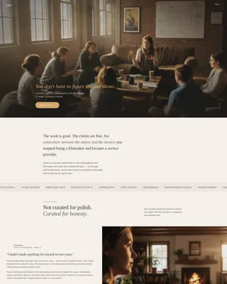 Videographers & Filmmakers Community Blog Website Template