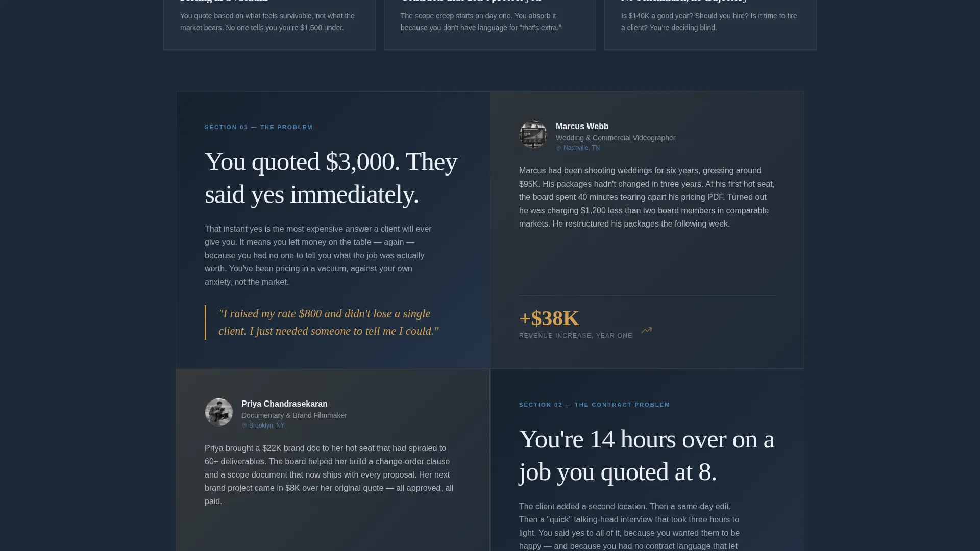 Videographers & Filmmakers Community Professional Website Template