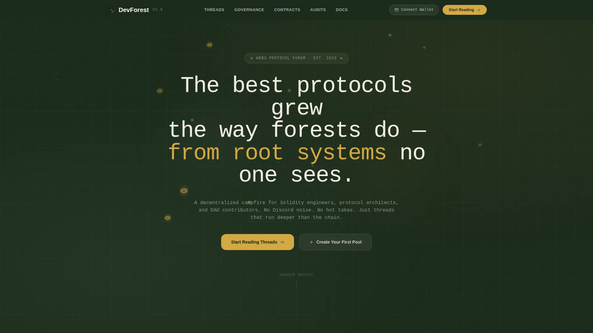 Web3 Developers Community Professional Website Template