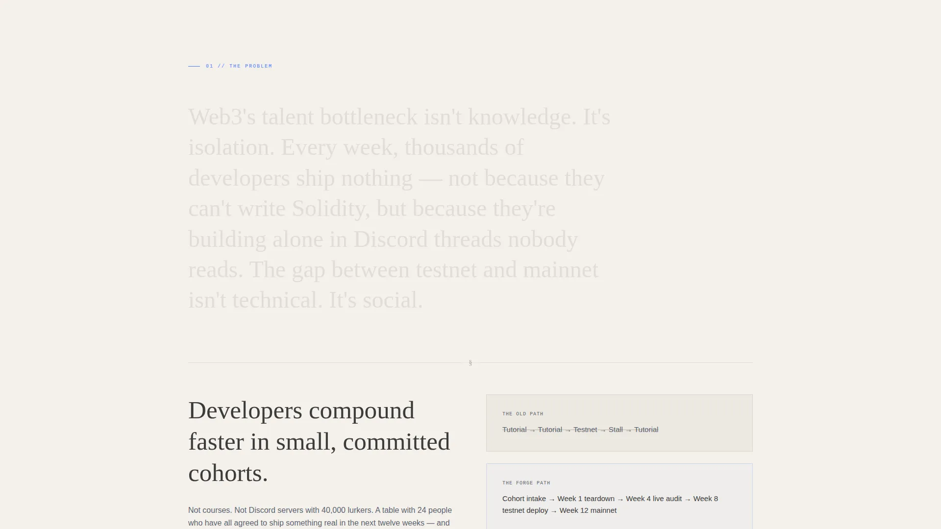 Web3 Developers Community Blog Website Template