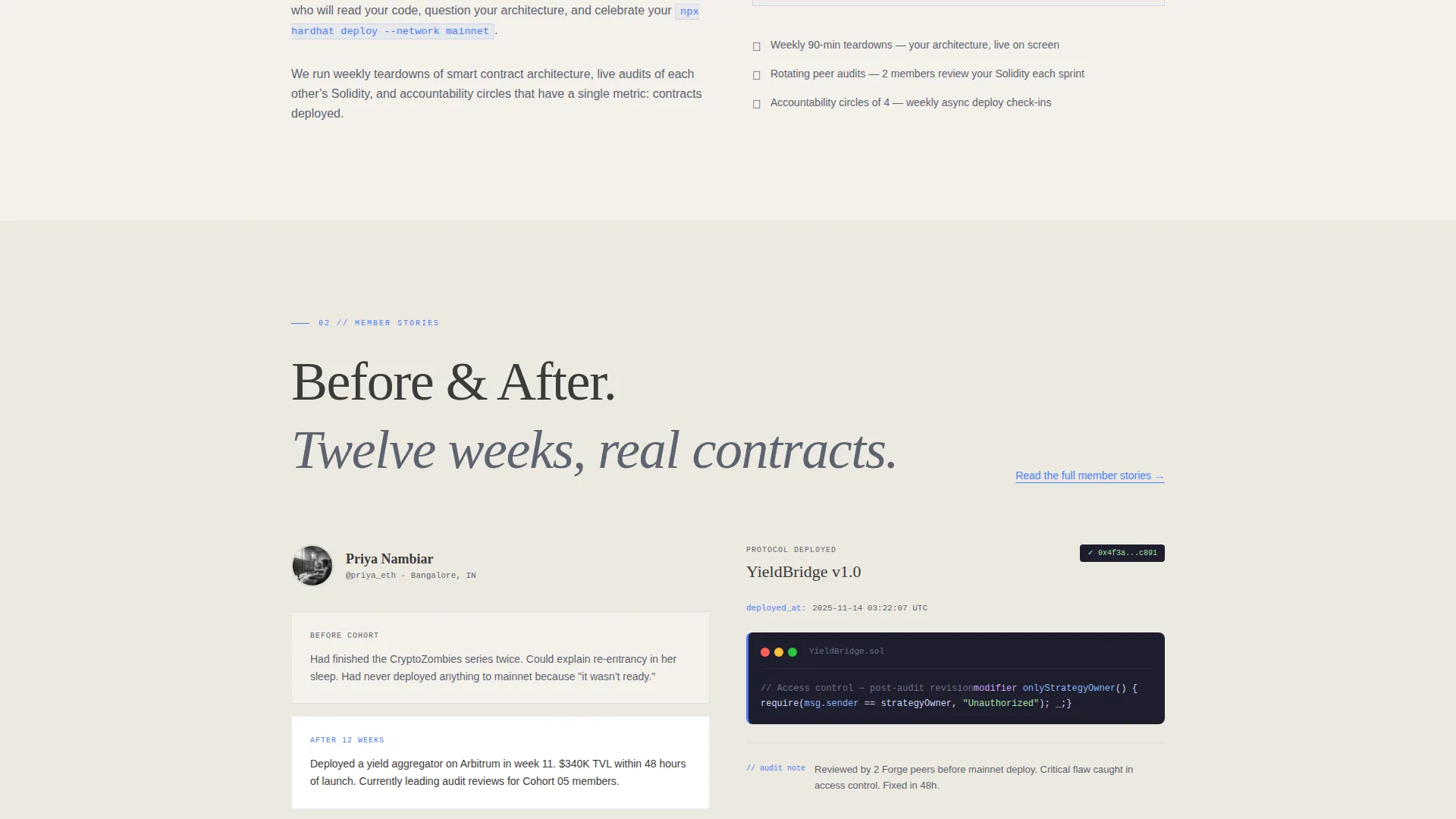 Web3 Developers Community Blog Website Template