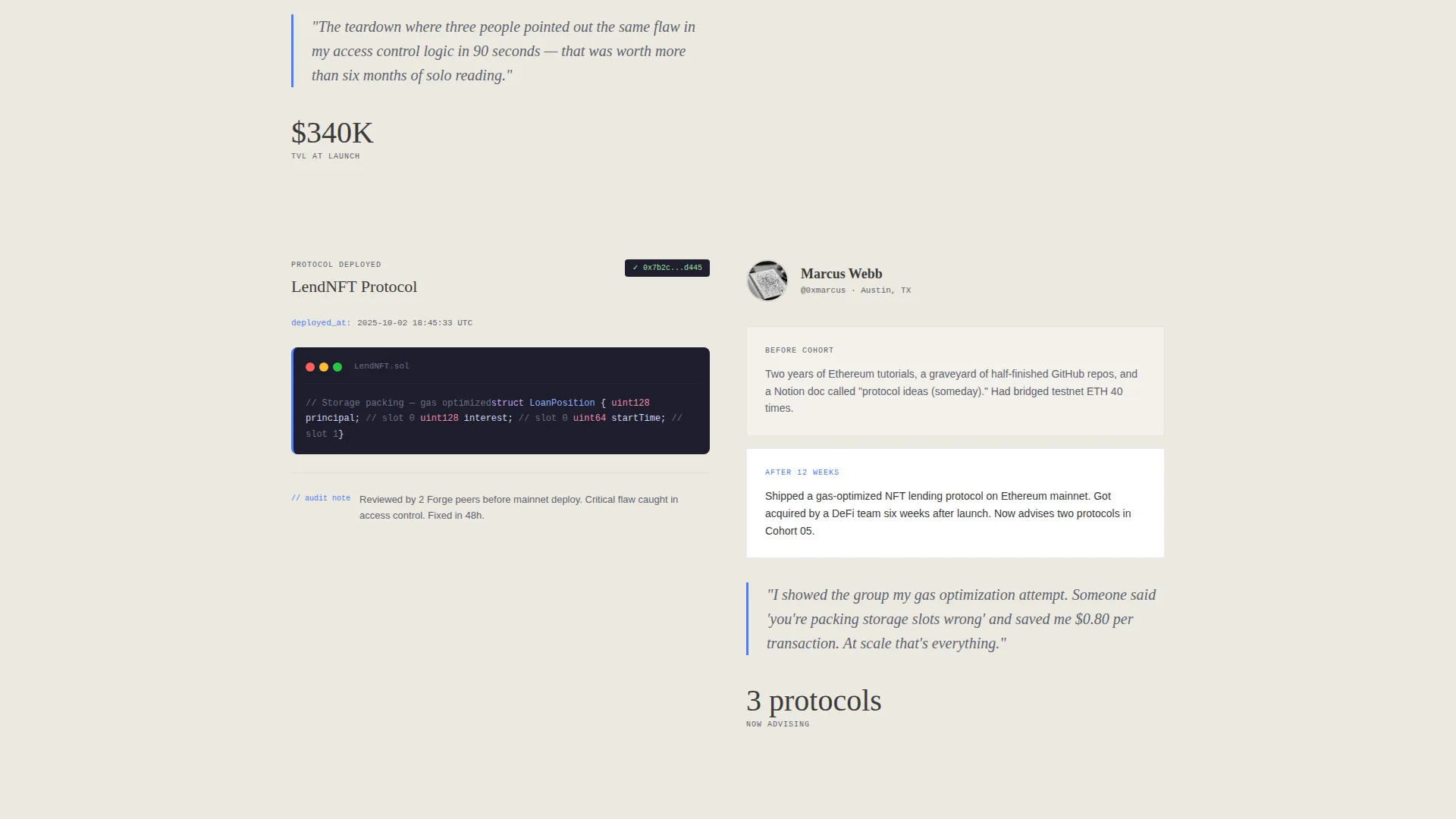 Web3 Developers Community Blog Website Template