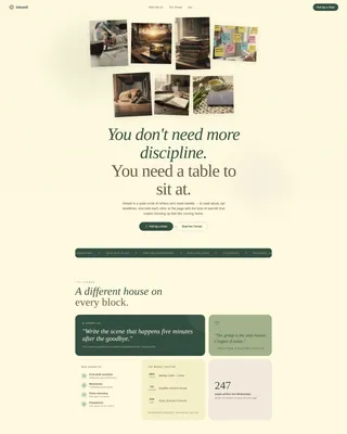 Writers & Authors Community Advanced Blog Website Template