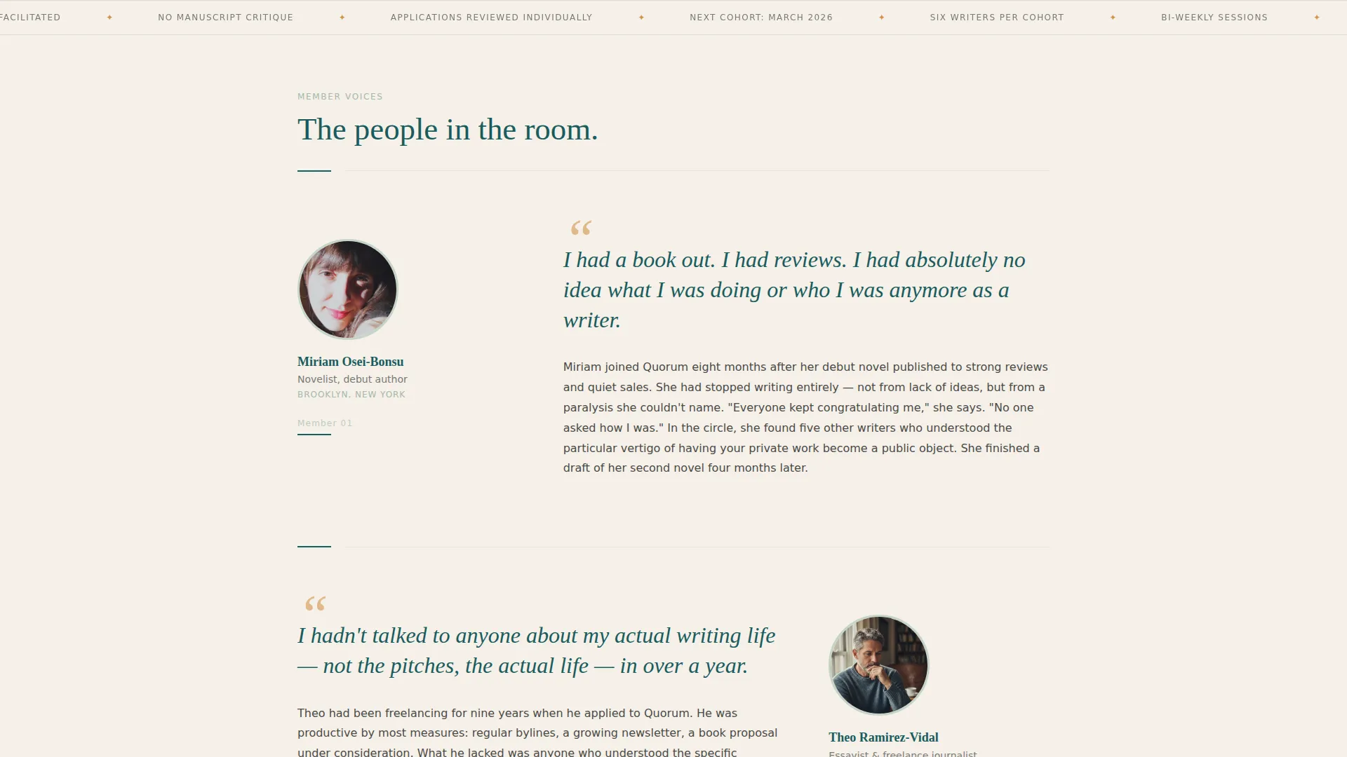 Writers & Authors Community Specialist Blog Website Template