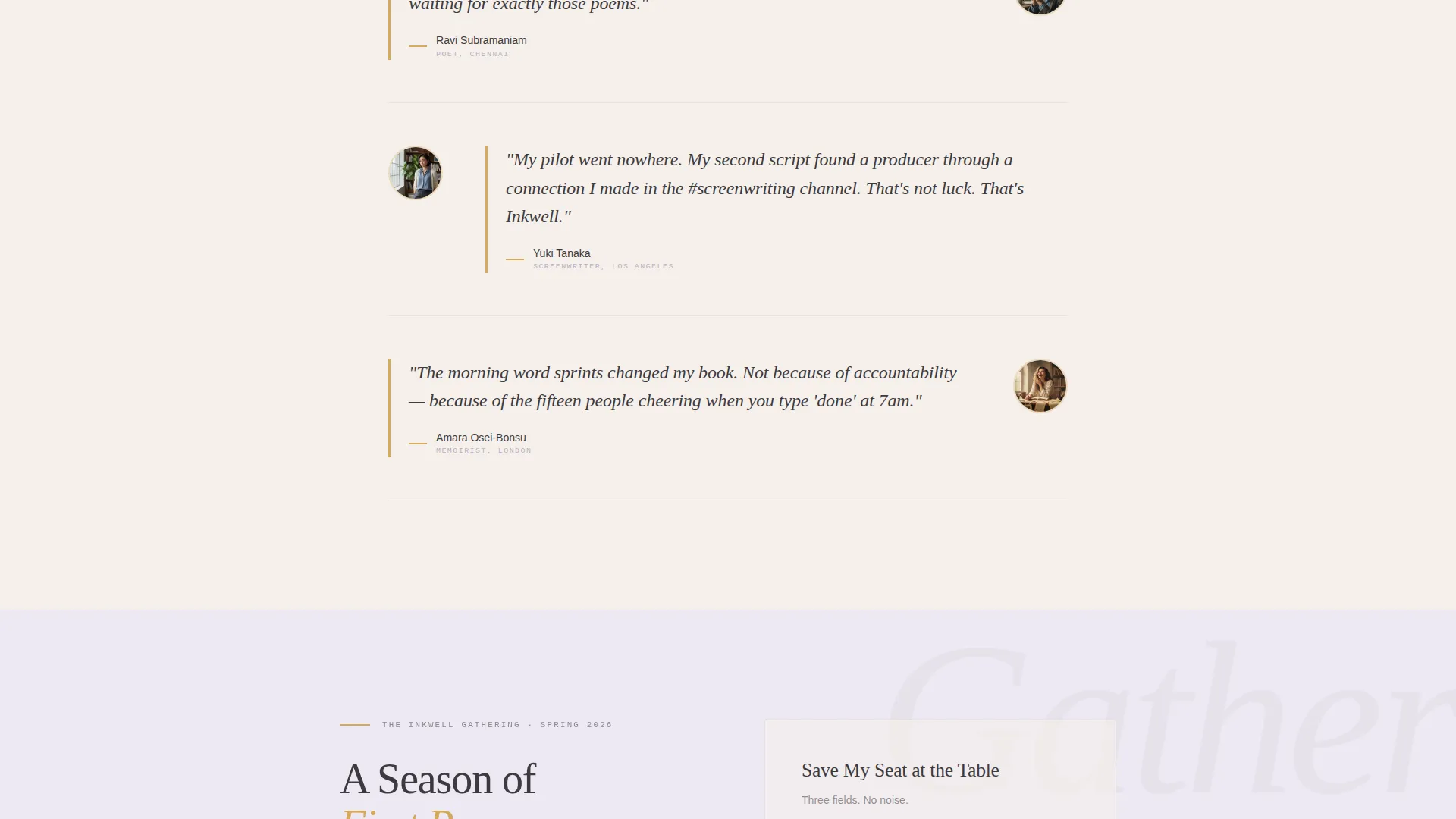 Writers & Authors Community Blog Website Template