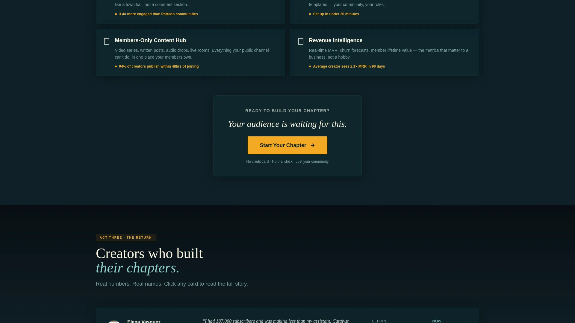 YouTubers Community Complete Professional Website Template