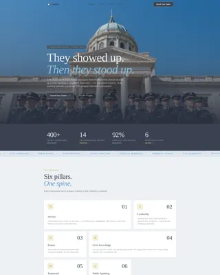 Youth Organization & Club Professional Website Template