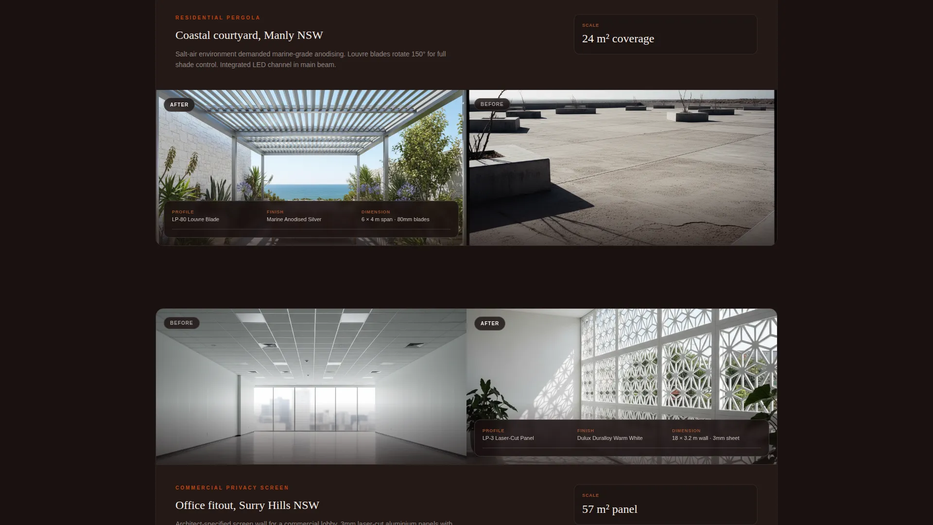 Aluminum Products & Professional Website Template