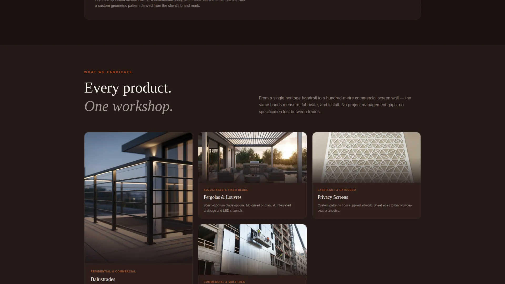 Aluminum Products & Professional Website Template