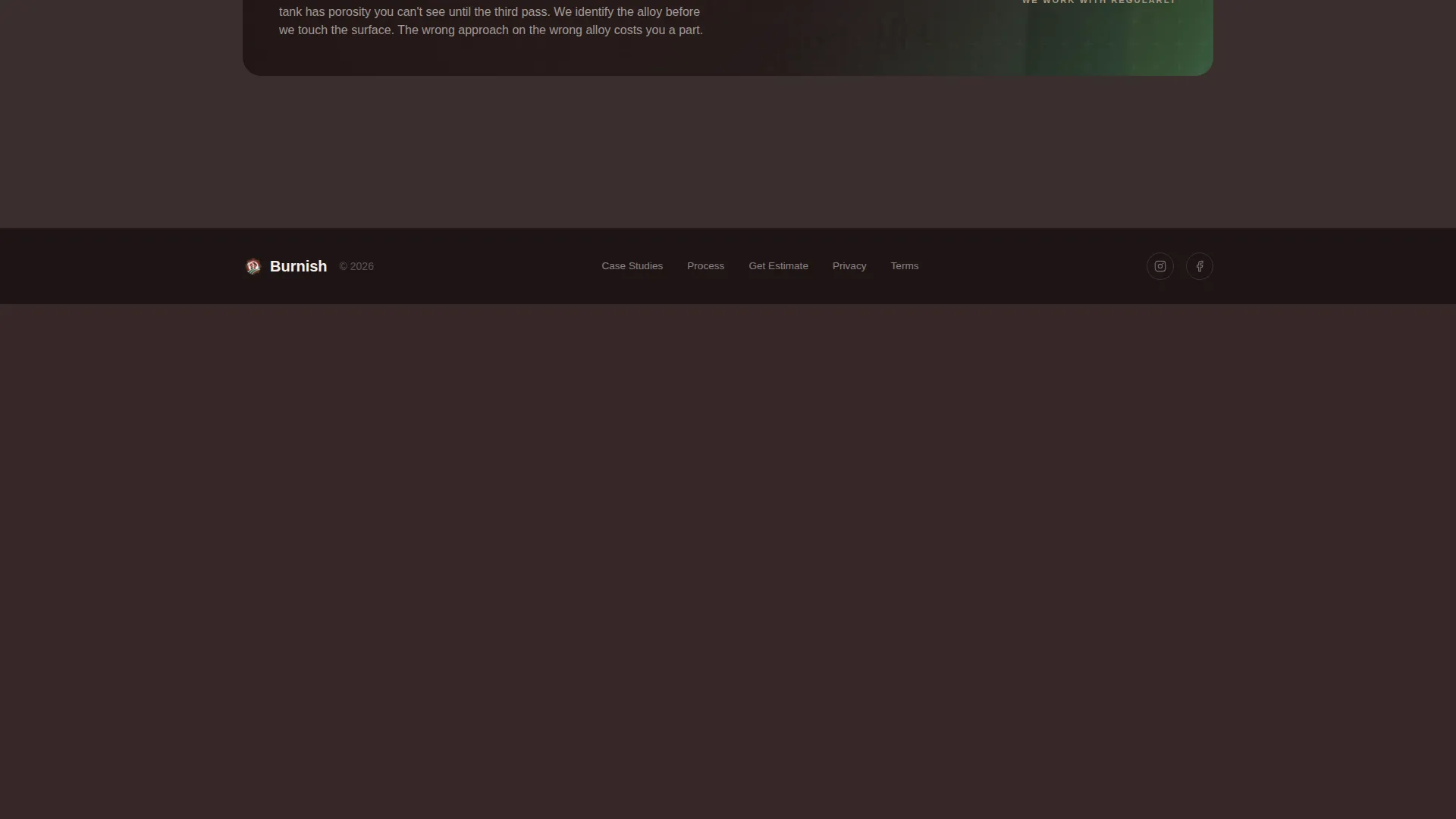 Aluminum Products & Portfolio Website Template