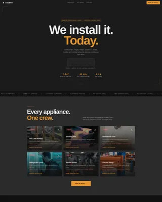 Appliance Repair & Booking Website Template