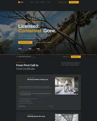 Restoration & Preservation Booking Website Template