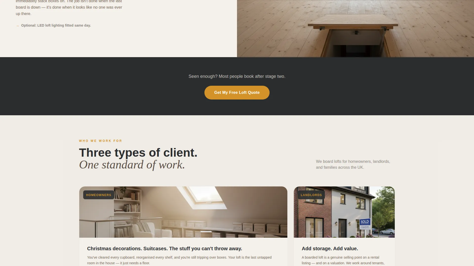Attic Renovation Professional Website Template
