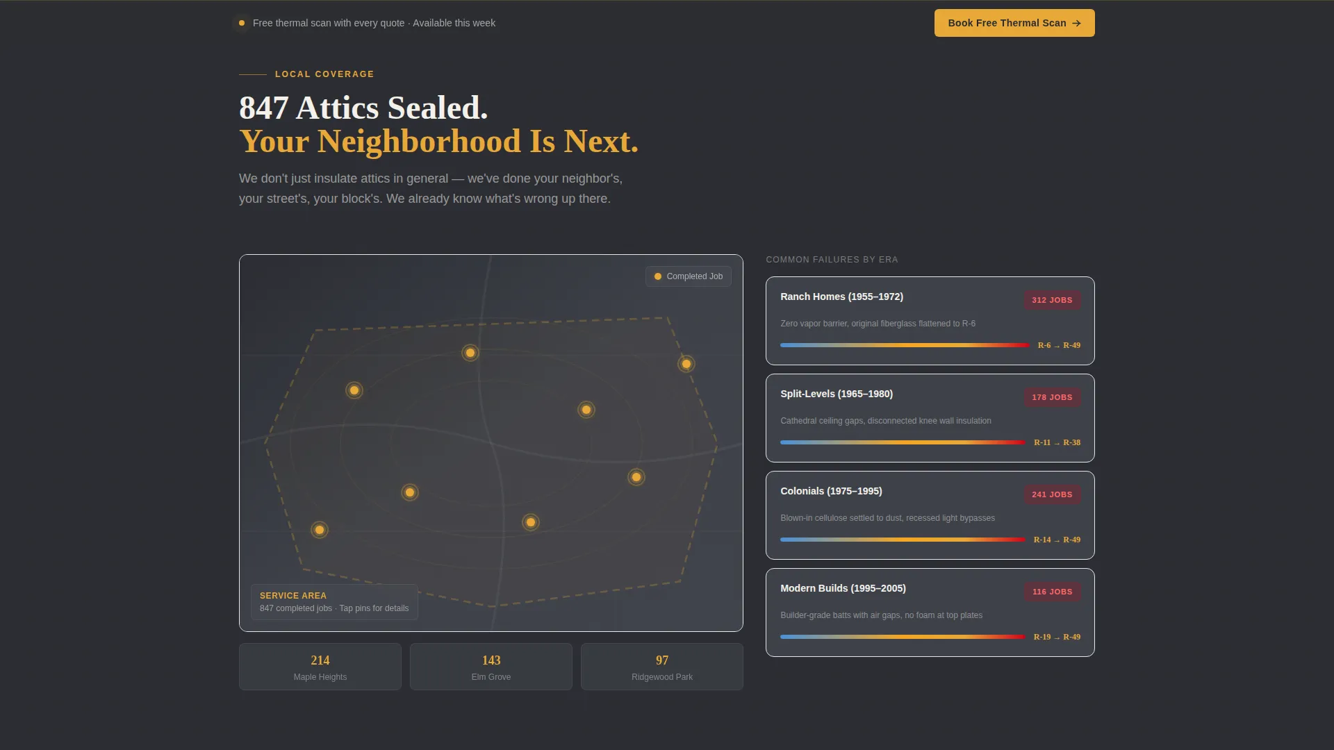 Insulation & Weatherproofing Booking Website Template