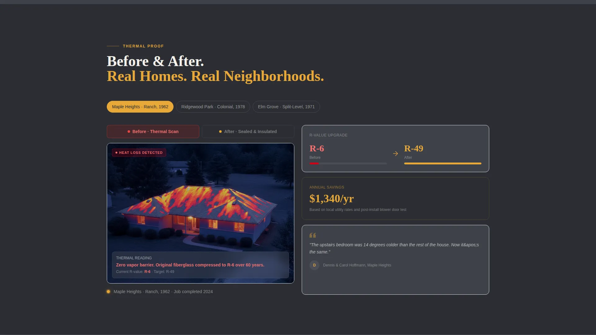 Insulation & Weatherproofing Booking Website Template