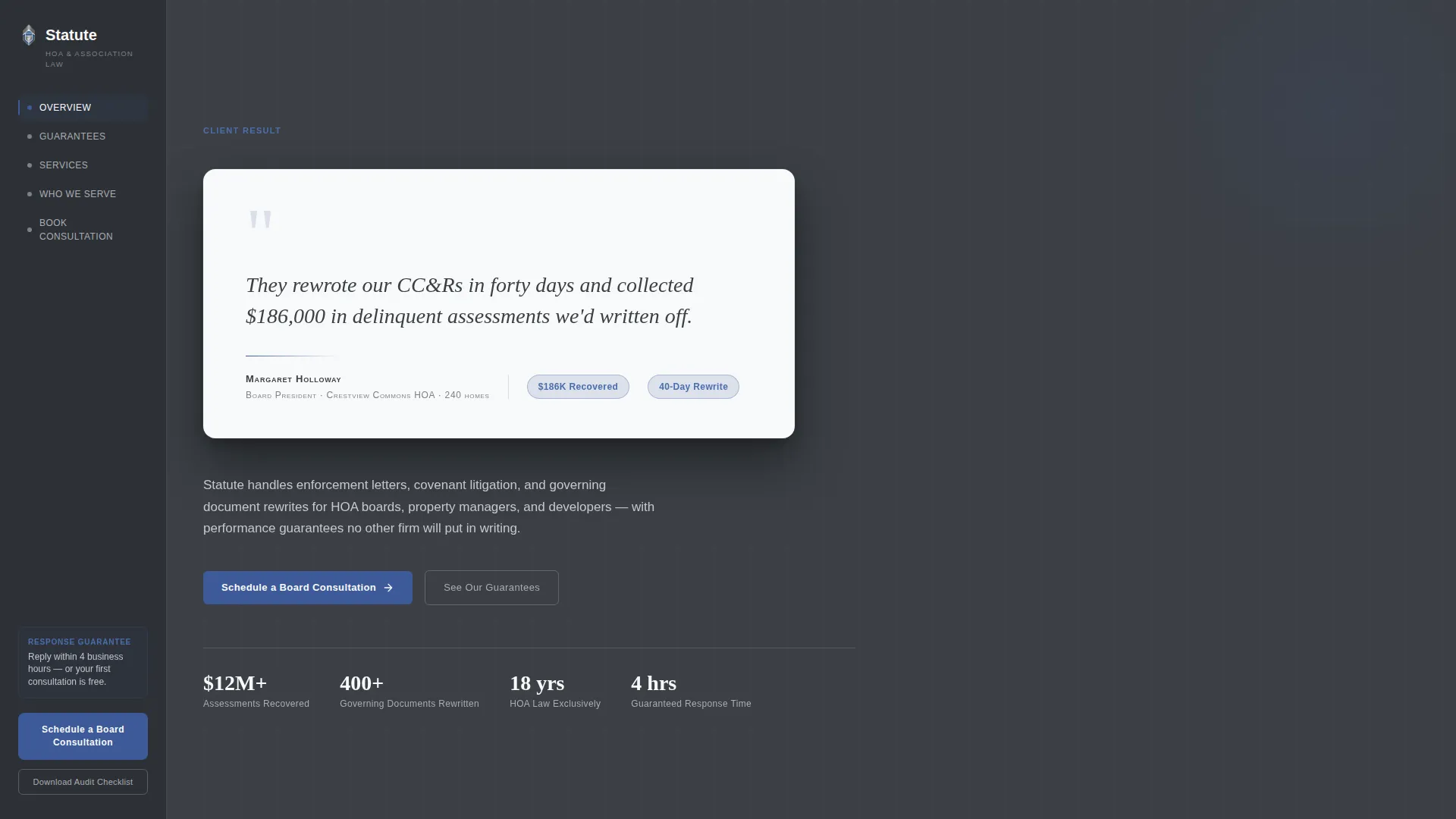 Real Estate & Property Law Booking Website Template