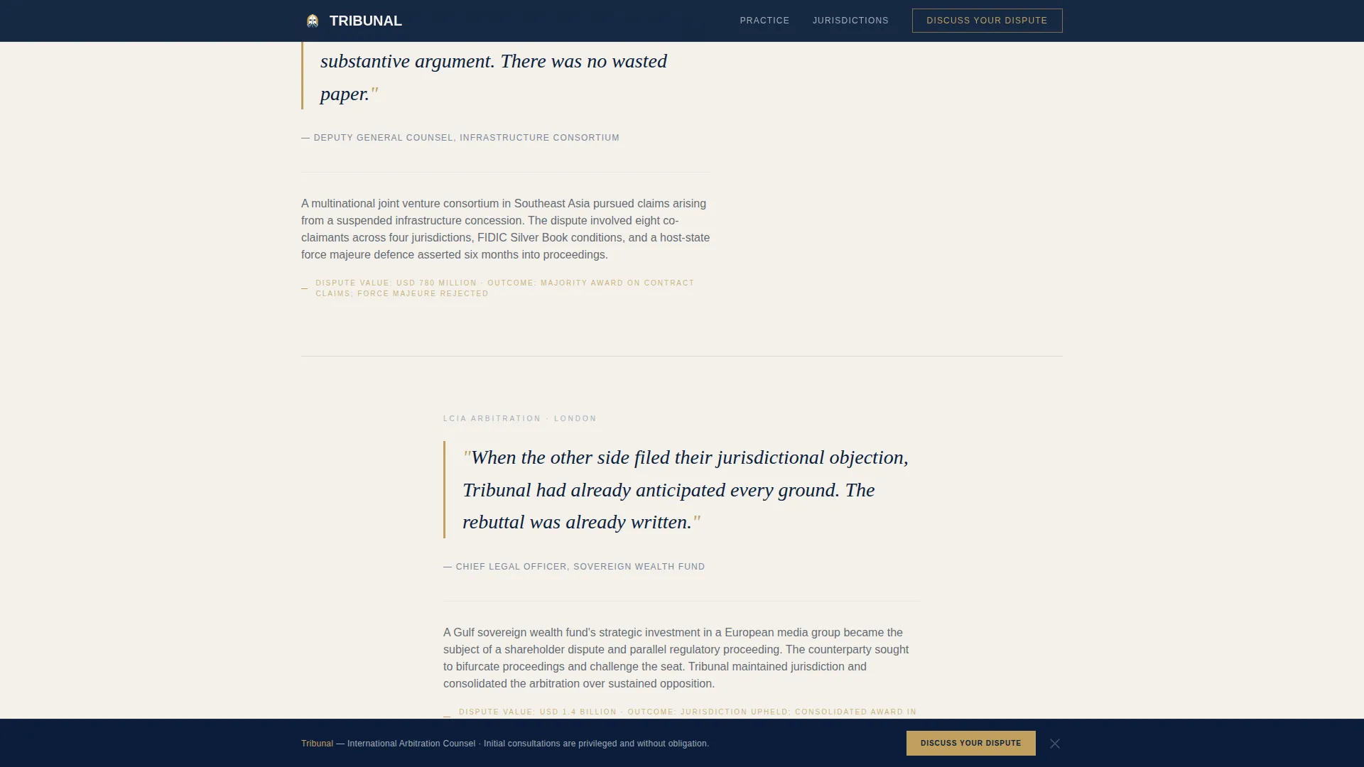 Specialist Mediation & Alternative Dispute Reviews & Social Proof Website Template