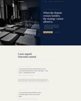 Specialist Mediation & Alternative Dispute Reviews & Social Proof Website Template