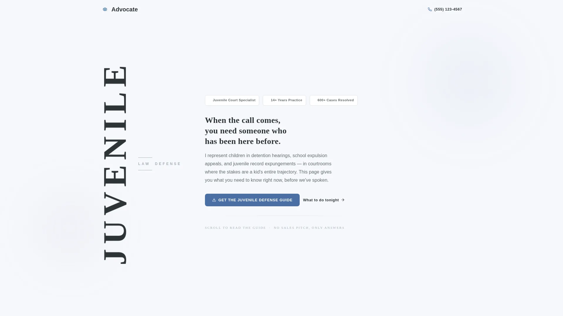 Family & Domestic Law Professional Website Template