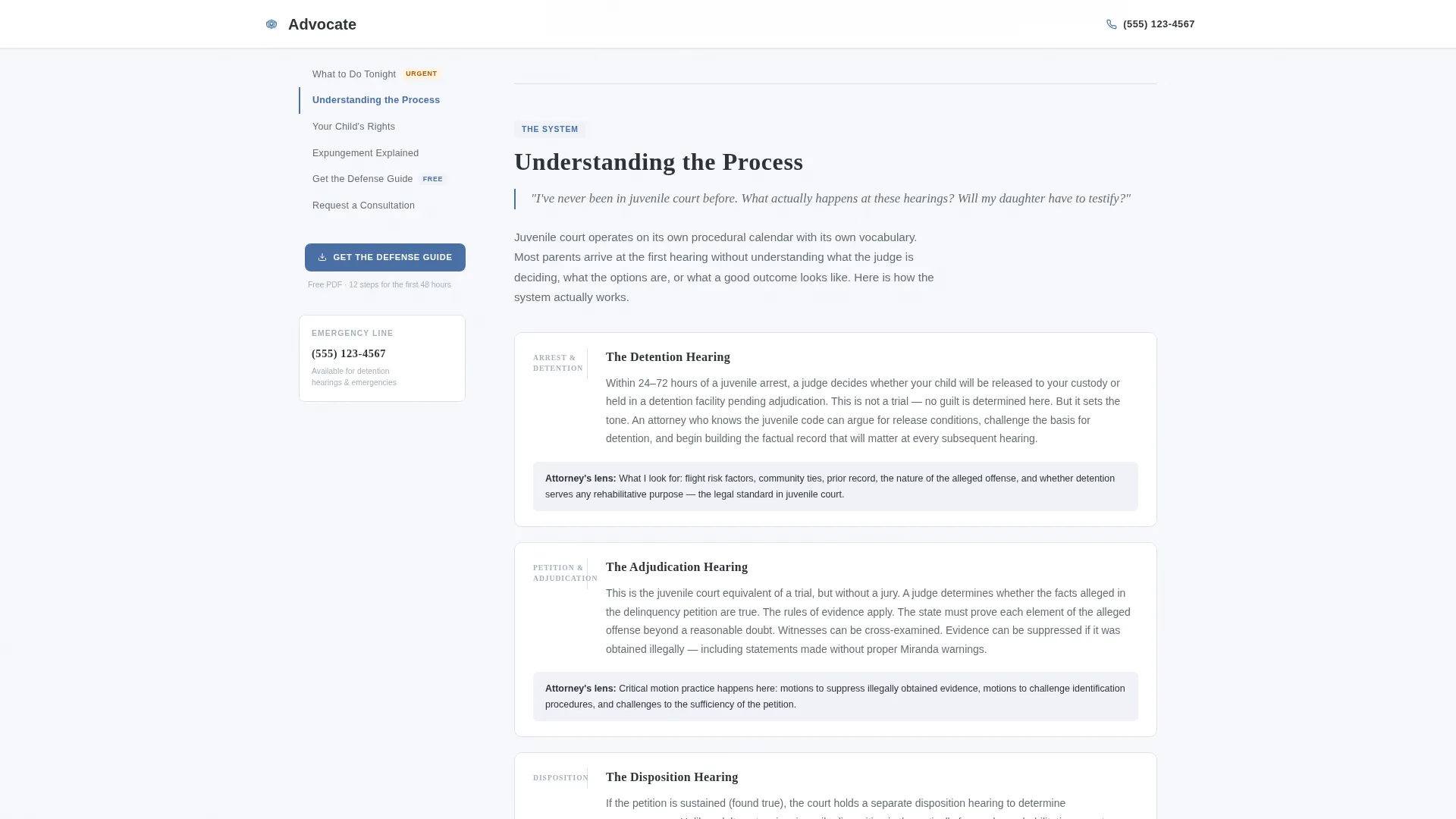 Family & Domestic Law Professional Website Template