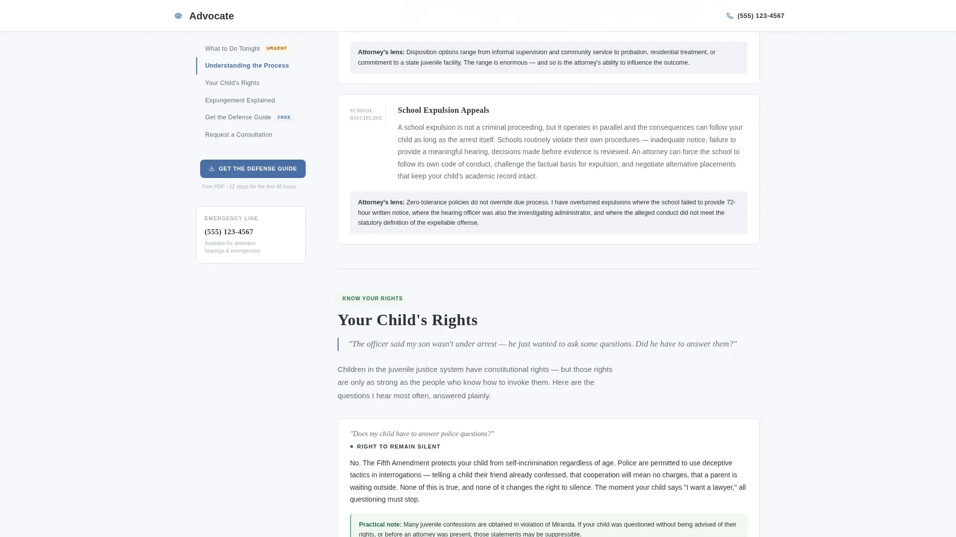 Family & Domestic Law Professional Website Template
