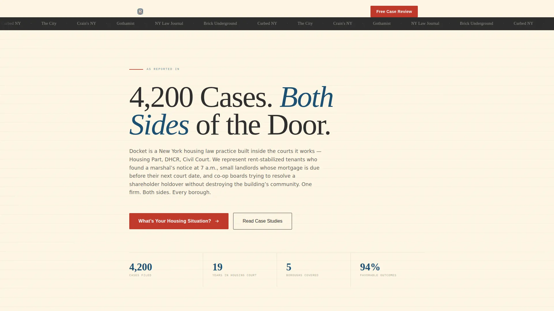 Real Estate & Property Law Portfolio Website Template