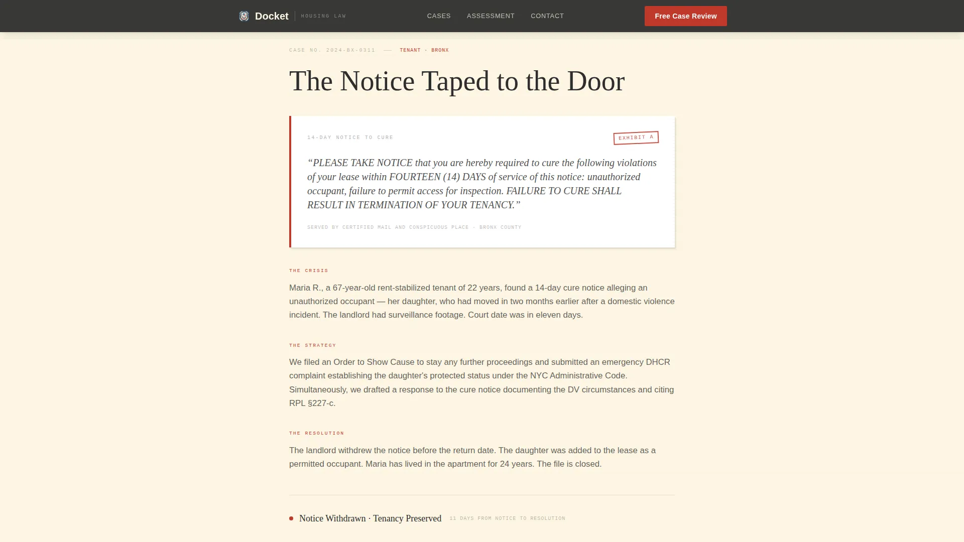 Real Estate & Property Law Portfolio Website Template