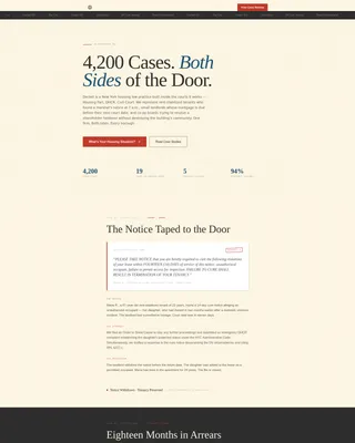 Real Estate & Property Law Portfolio Website Template