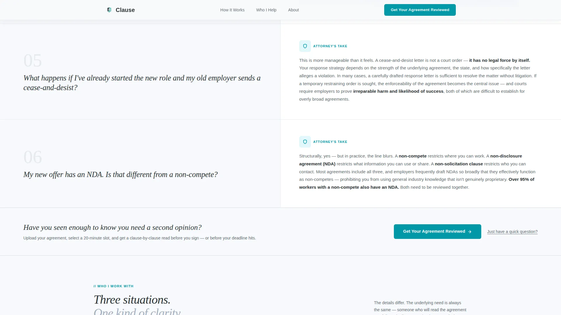 Employment & Labor Law Booking Website Template