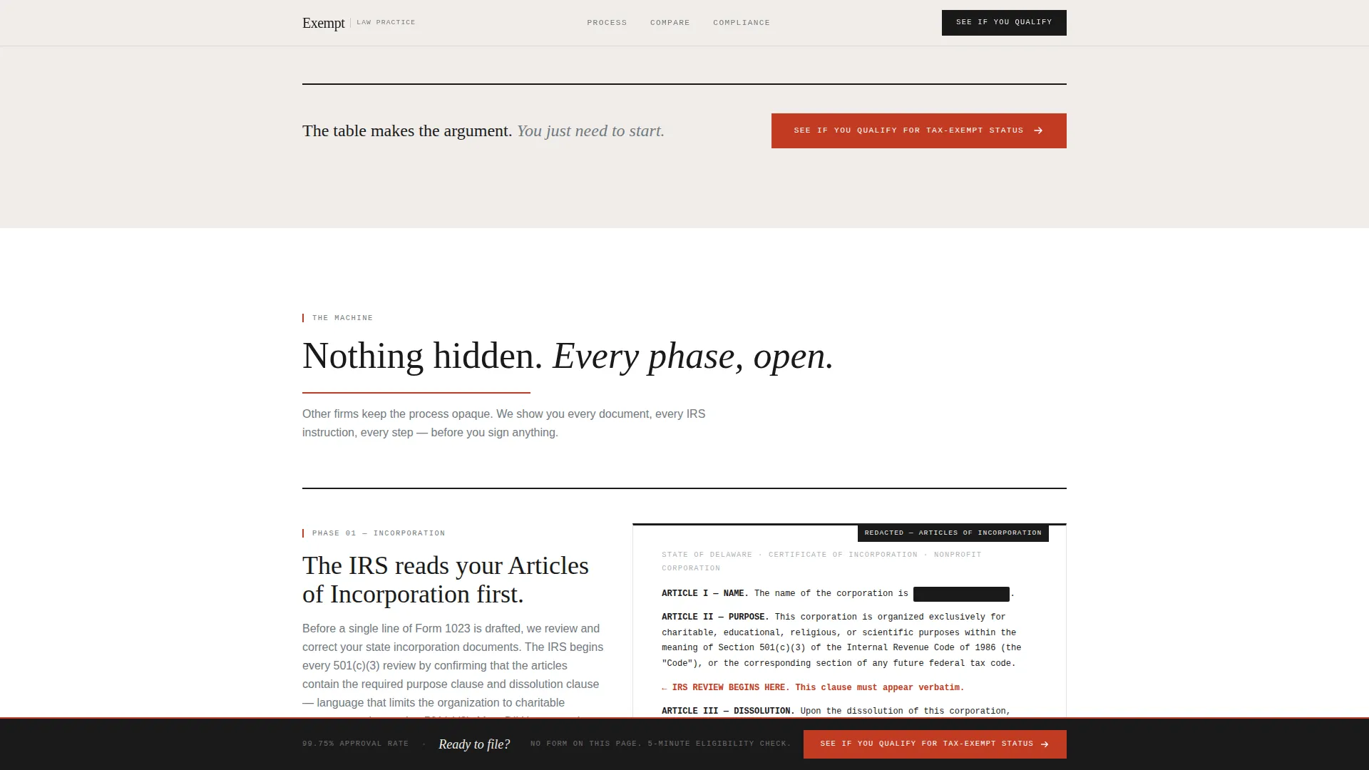 Nonprofit Law Practice Landing Page Template