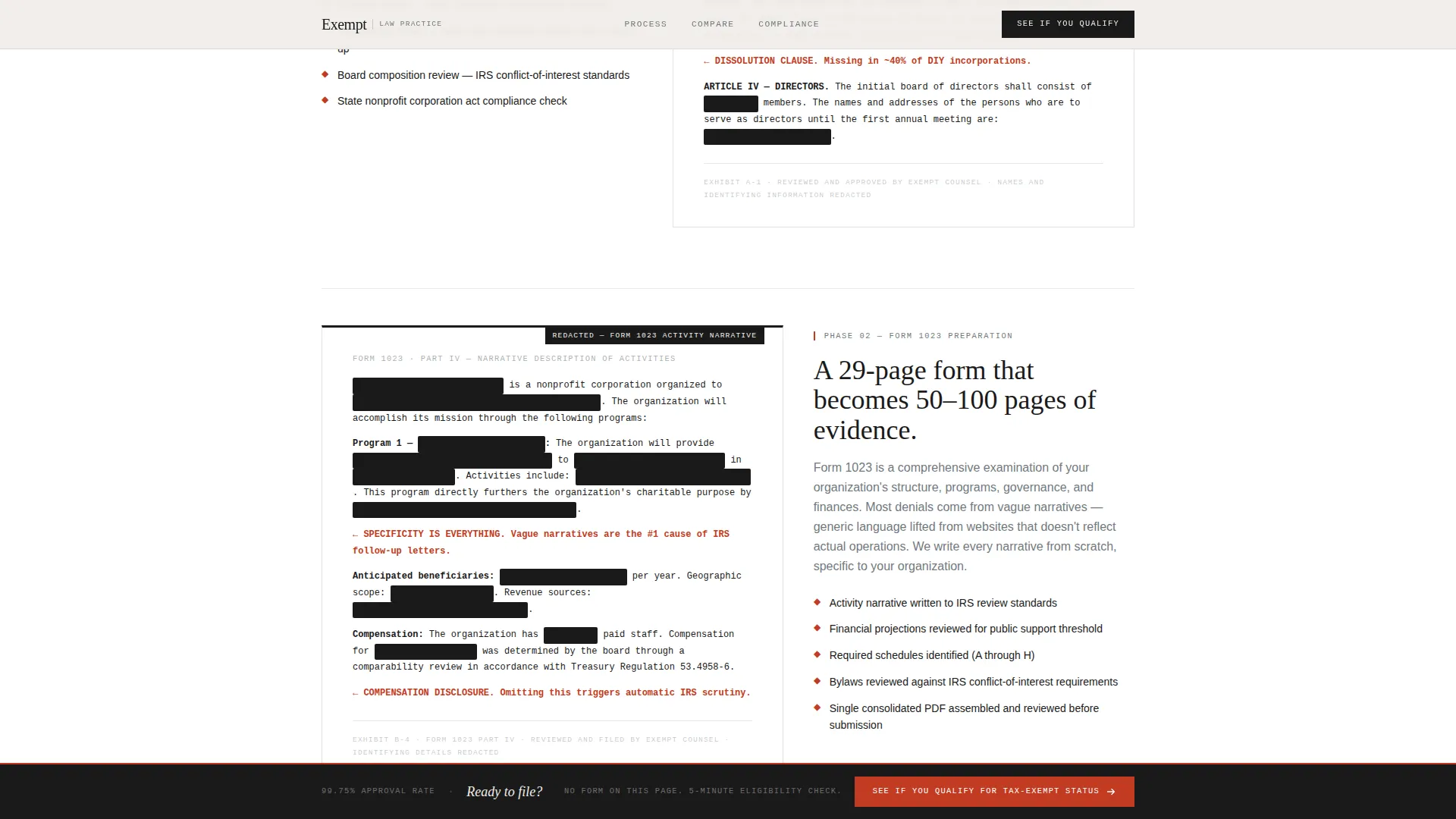 Nonprofit Law Practice Landing Page Template