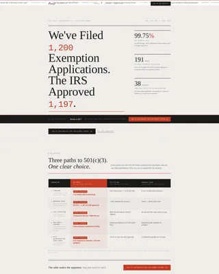 Nonprofit Law Practice Landing Page Template