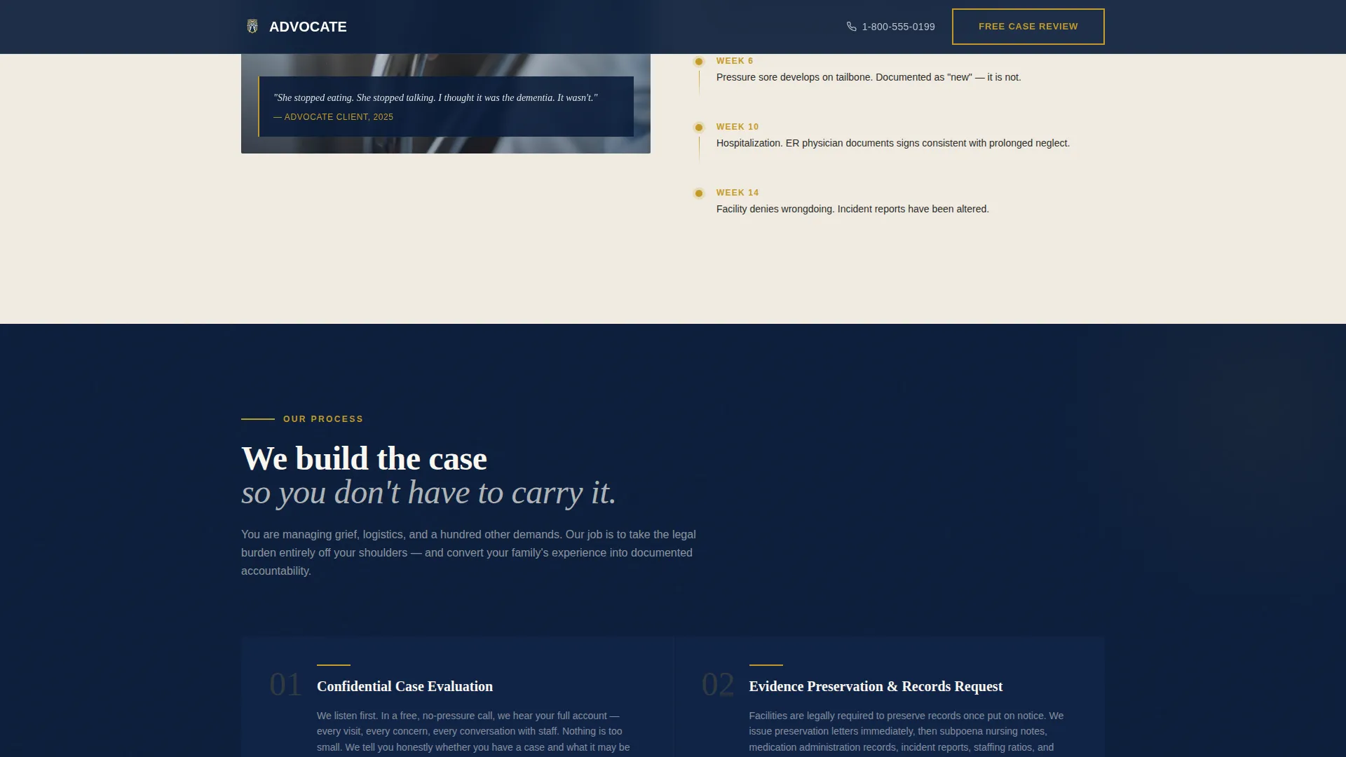 Personal Injury & Litigation Professional Website Template