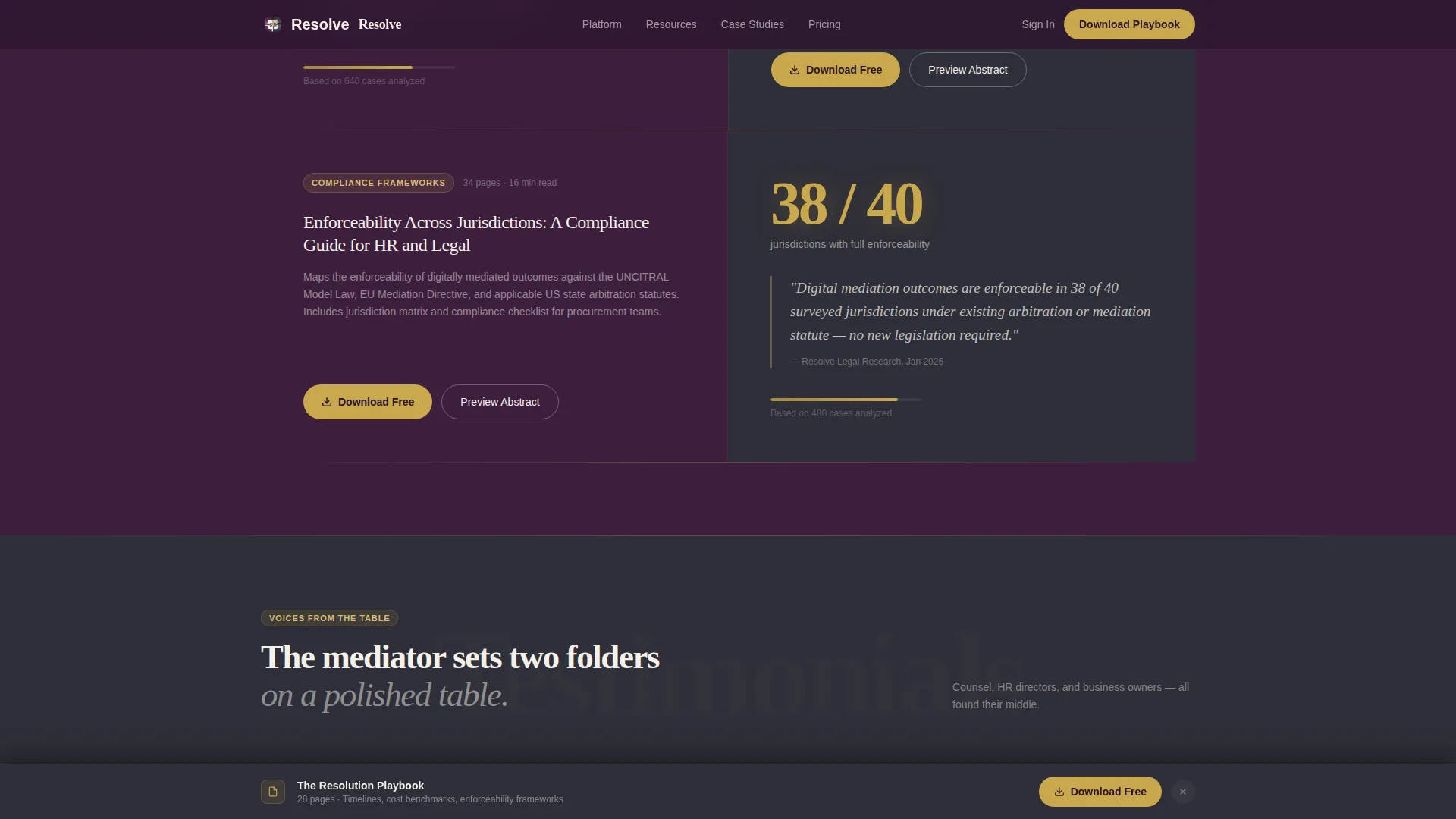 Mediation & Alternative Dispute Professional Website Template