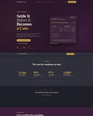 Mediation & Alternative Dispute Professional Website Template