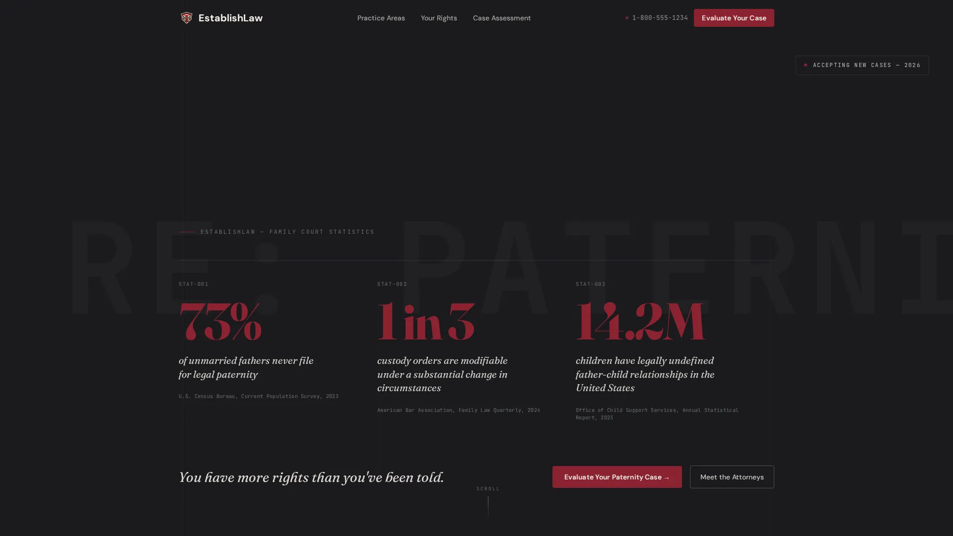 Family & Domestic Law Advanced Booking Website Template