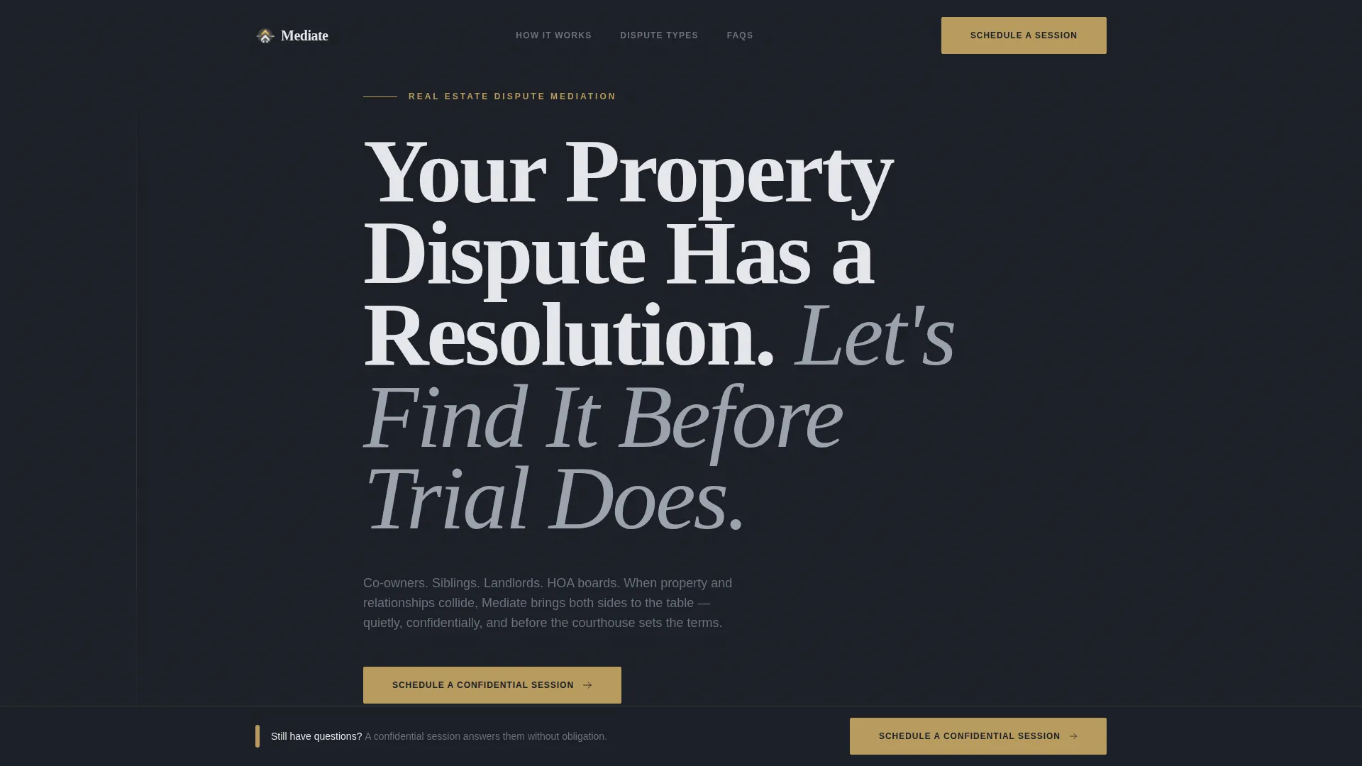 Real Estate & Property Law Booking Website Template
