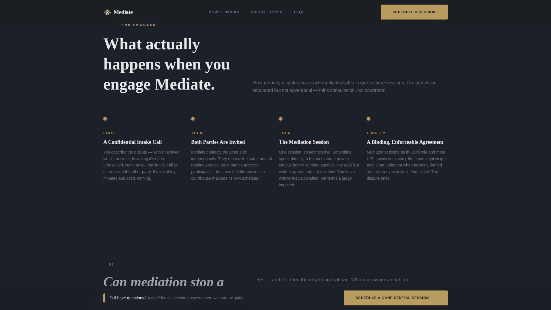 Real Estate & Property Law Booking Website Template