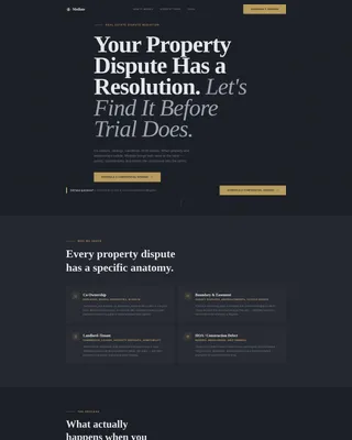 Real Estate & Property Law Booking Website Template