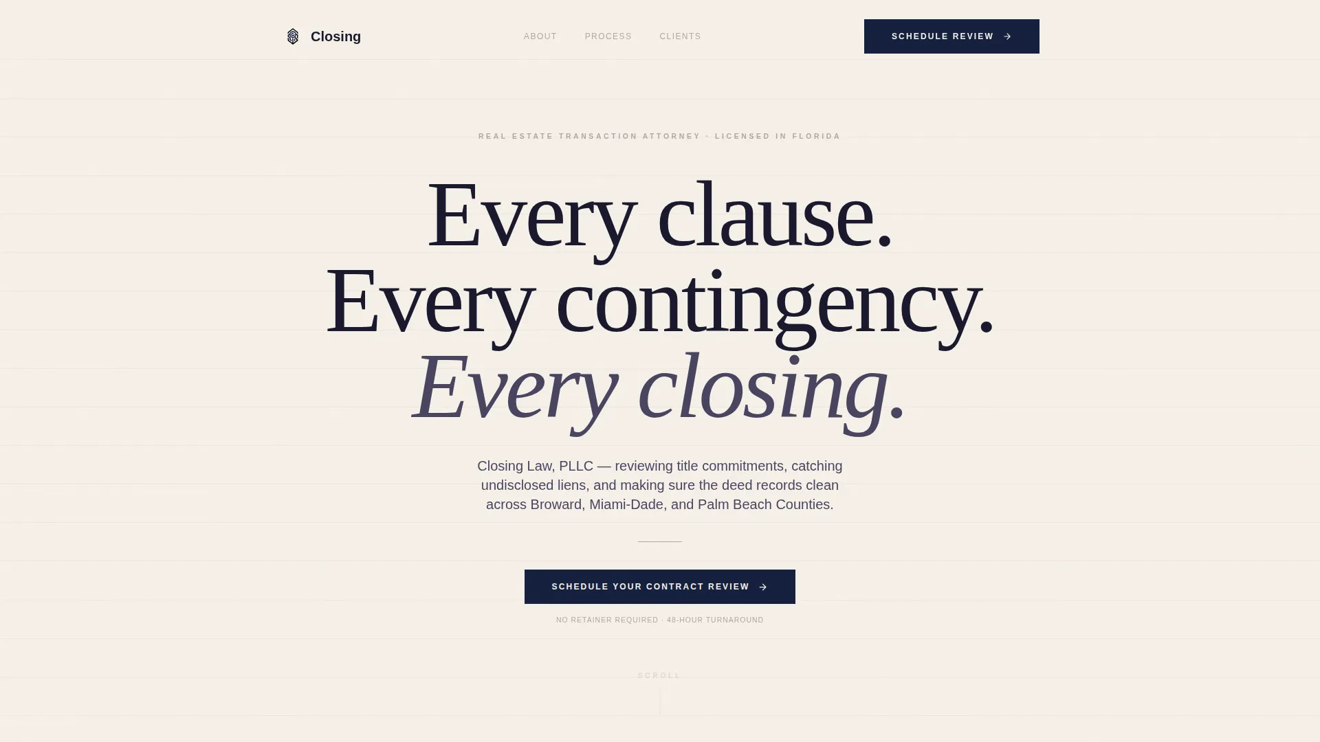 Real Estate & Property Law Advanced Booking Website Template