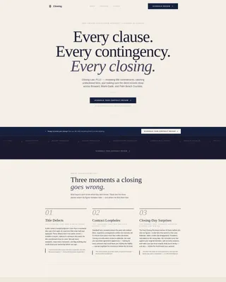Real Estate & Property Law Advanced Booking Website Template