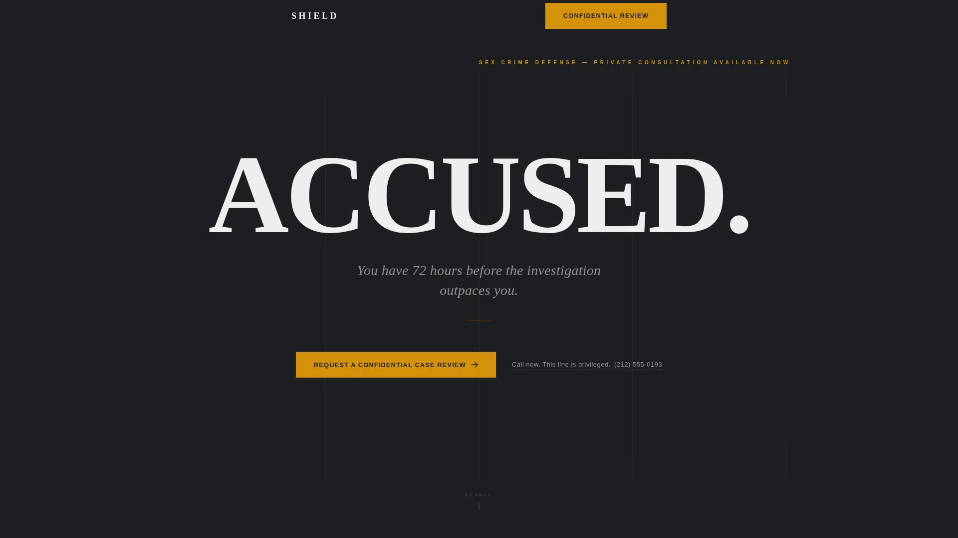 Criminal Defense Advanced Booking Website Template