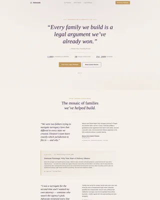 Family & Domestic Law Complete Booking Website Template
