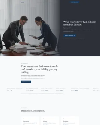 Corporate & Business Law Professional Website Template