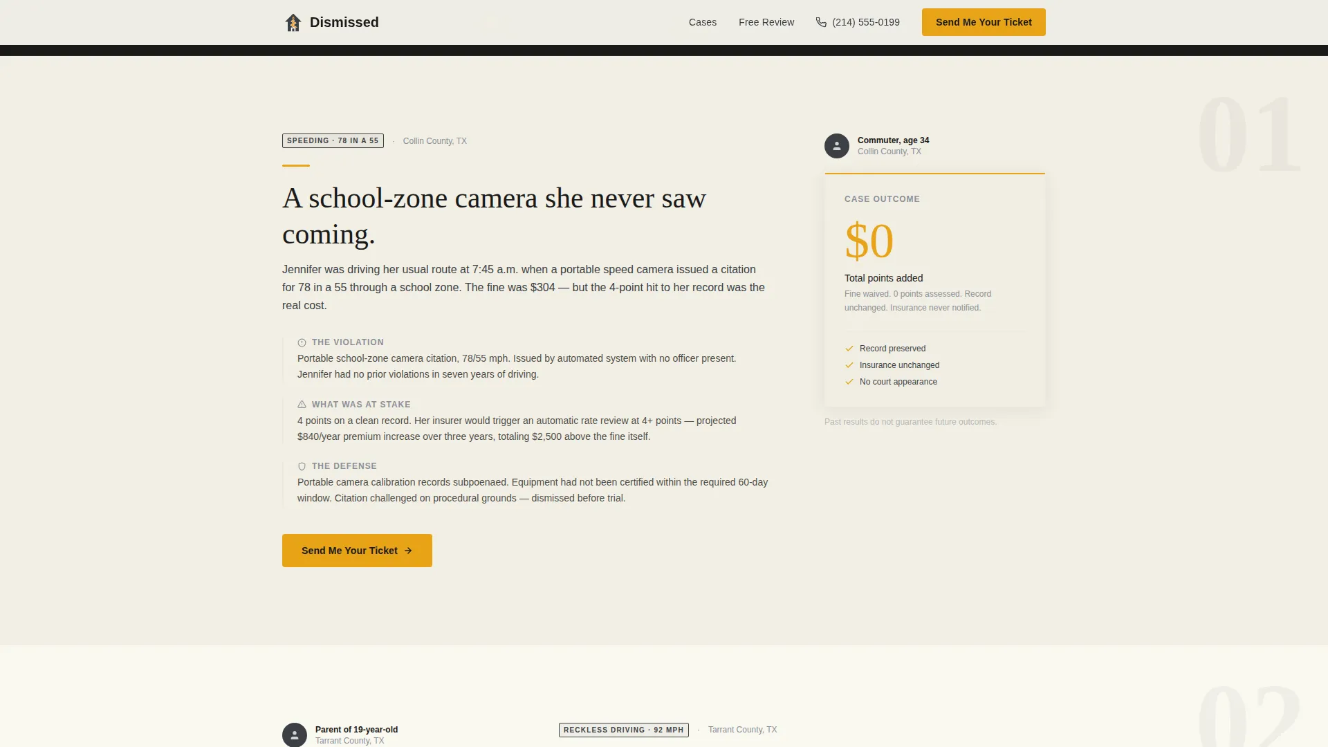 Criminal Defense Booking Website Template