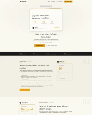 Criminal Defense Booking Website Template
